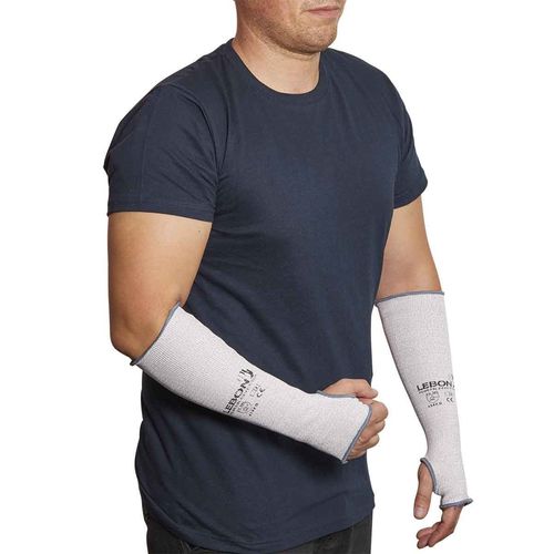 Cubrebrazo de trabajo - POWERSLEEVE - LEBON - anticortes / resistente a la abrasión / de polietileno