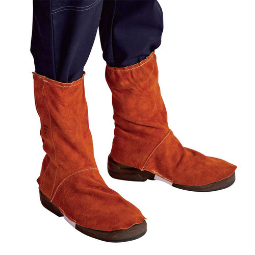 Cubrezapatos de trabajo - GCA30/N - LEBON - ignífugo / de cuero / para soldaduras