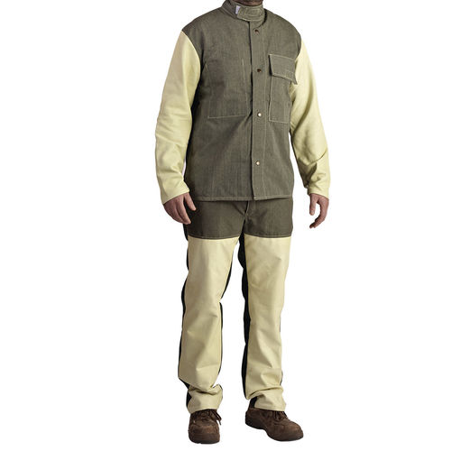 Pantalón de trabajo - PPS - LEBON - resistente a la abrasión / de algodón / de cuero