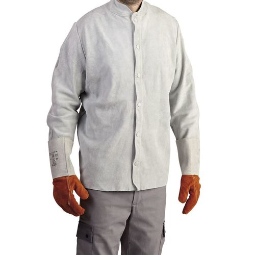 Chaqueta de trabajo - VEST - LEBON - ignífuga / de cuero / de aramida