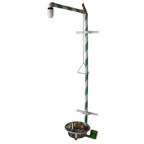Ducha de seguridad de pared - MB 150/30 W - Matcon B.V. - de plástico / con lavaojos / de interior