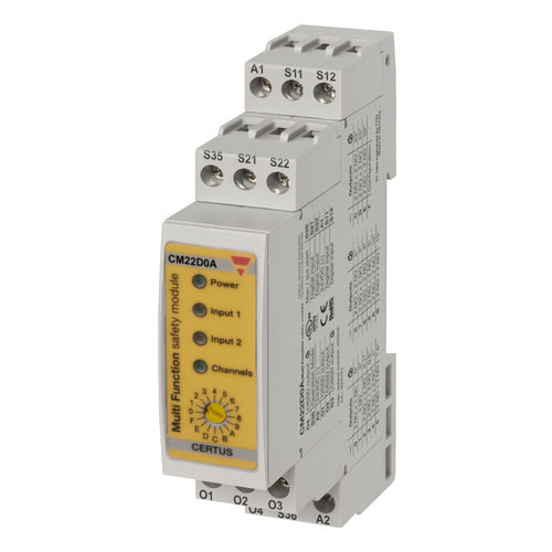 Monitor de seguridad SIL - CM22D0A - CARLO GAVAZZI - en riel DIN