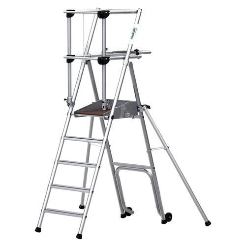 Escalera de aluminio - PROFORT - TUBESCA - de plataforma / de crinolina