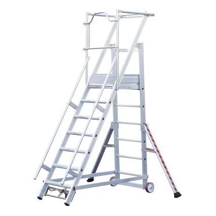 Plataforma de trabajo - WAREHOUSE - TUBESCA - móvil / portaoperador