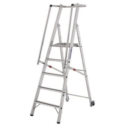 Escalera de tijera móvil - MAGNUM 2 - TUBESCA - de aluminio / 2 peldaños / 3 peldaños
