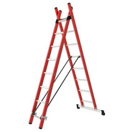 Escalera de acero - 2-SECTION - TUBESCA - multifunción