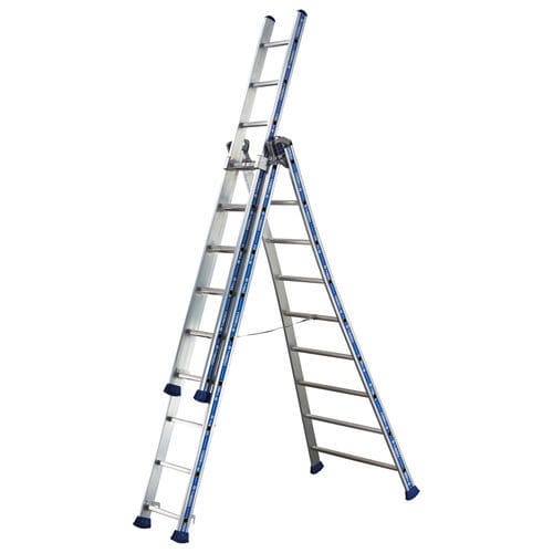 Escalera de aluminio - PLATINIUM 3 - TUBESCA - corredera