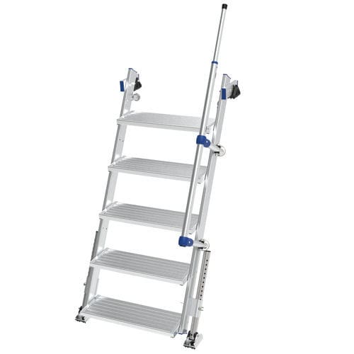 Escalera de aluminio - LORRY - TUBESCA - de plataforma / con acceso lateral