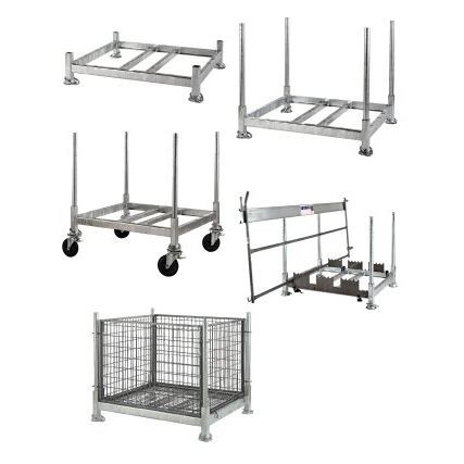 Caja-palé enrejada - TUBESCA - para almacenamiento