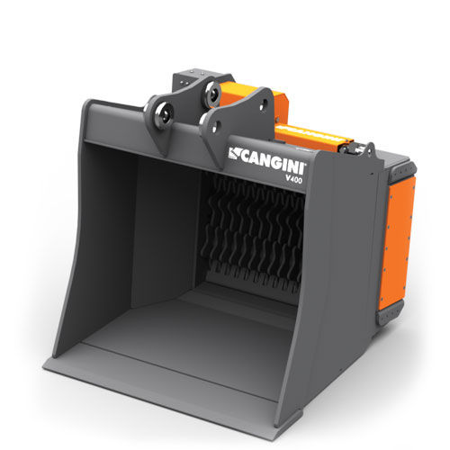 Cuchara cribadora - V series  - CANGINIBENNE - para excavadora / reclinable