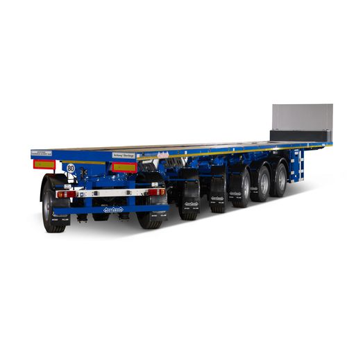 Remolque de cuello de cisne - OVB BALLASTTRAILER - NOOTEBOOM - con suspensión neumática / de 6 ejes / de acoplamiento