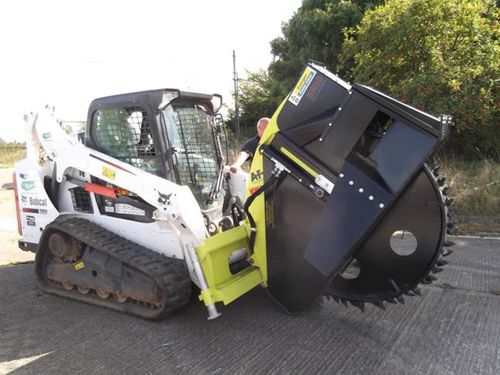 Zanjadora de ruedas - HW60 - AFT TRENCHERS LIMITED - para minicargadora compacta / para excavadora / para la ingeniería civil