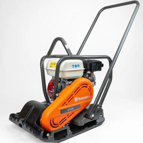 Plancha vibradora de marcha de avance - LFV 80 - Husqvarna - con motor de gasolina / de compresión