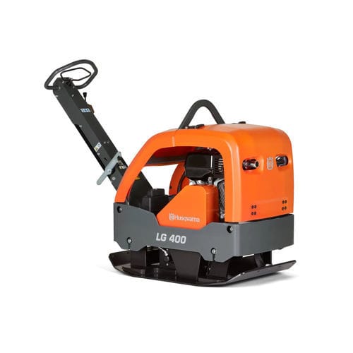 Plancha vibradora de marcha de avance - LG 400 - Husqvarna - reversible / bidireccional / con motor de gasolina