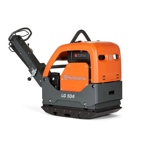 Plancha vibradora fija - LG 504 - Husqvarna - reversible / de marcha de avance / de compresión