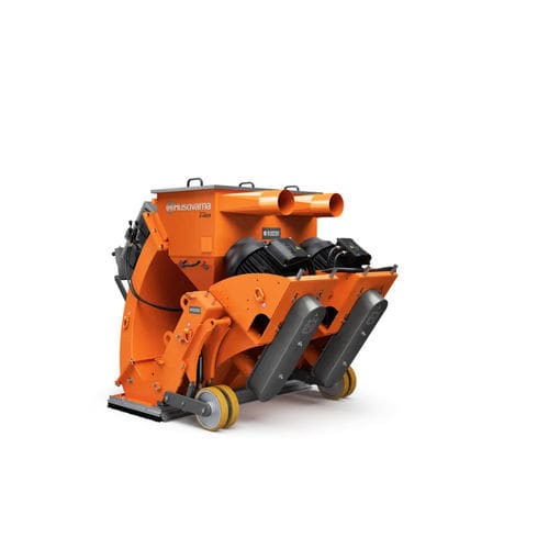 Granalladora de turbina - Blastrac 2-48DS - Husqvarna - para limpieza de superficies / para metal / para hormigón