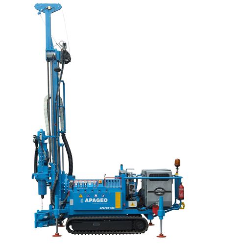 Perforadora de extracción de testigos - APAFOR® 550/560 - APAGEO - de micropilote / con orugas / rotativa