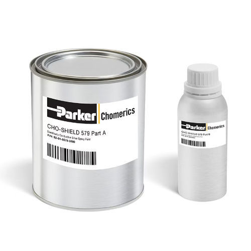 Pintura conductora - CHO-SHIELD® 579 - Parker Chomerics Division - de blindaje EMI / bicomponente / epoxi