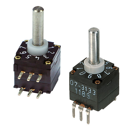Interruptor de codificación - 07 series - Elma Electronic AG - rotativo / unipolar / reforzado