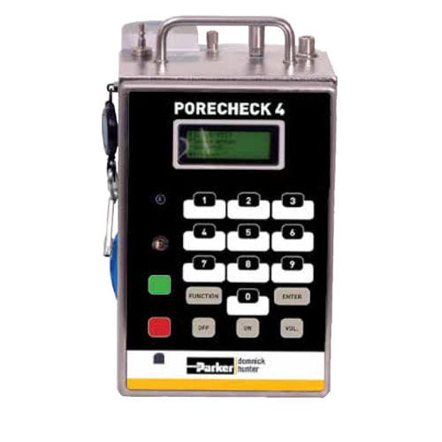 Aparato de vigilancia de presión - Porecheck 4 series - Parker bioscience and water filtration division - de intrusión / de agua / para detección de grietas en filtros
