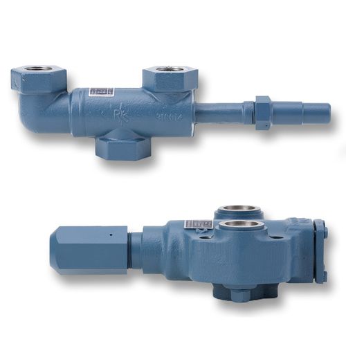 Manifold de 2 vías - 10 series  - Parker Refrigerating Specialties Division - de acero al carbono / de válvula