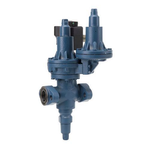 Regulador de presión para gas - A4 series - Parker Refrigerating Specialties Division - para amoníaco / de diafragma / monoetapa