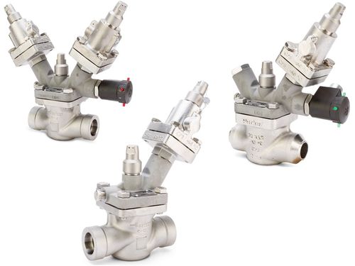 Regulador de presión para CO2 - P series - Parker Refrigerating Specialties Division - para amoníaco / de cartucho / monoetapa