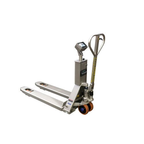 Transpaleta manual - 5200  - RAVAS Europe B.V. - de acero inoxidable / con impresora