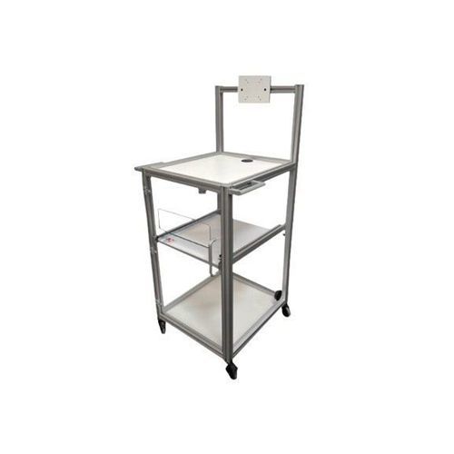 Carretilla de montaje - Mobirack - LMREA - de transporte / de aluminio / con estantes
