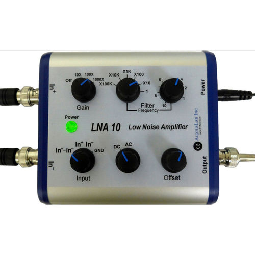 Preamplificador de señal - LNA 10 - AlphaLab Inc.