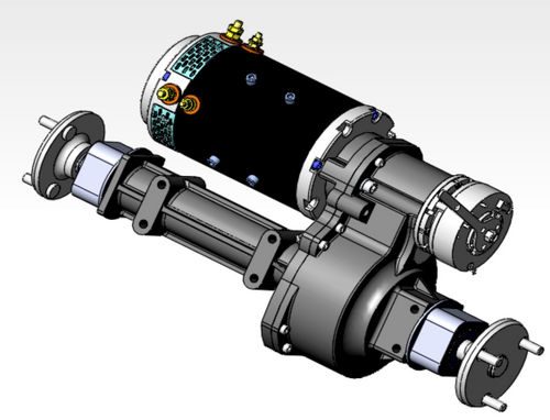Bloque de transmisión con motor eléctrico - GT56S-07    - Chiaphua Components