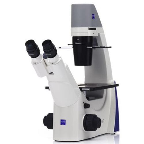 Microscopio óptico - PrimoVert - Hitech Instruments - de laboratorio / de fluorescencia / de contraste de fase
