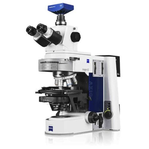 Microscopio óptico - AxioImager 2 MAT - Hitech Instruments - para la investigación / confocal de barrido láser / modular