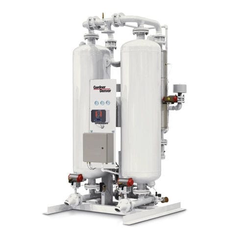 Secador de aire comprimido por adsorción regenerados por el calor de compresión - DHP series - GARDNER DENVER - de 2 etapas / regenerado por turbina / calor externo
