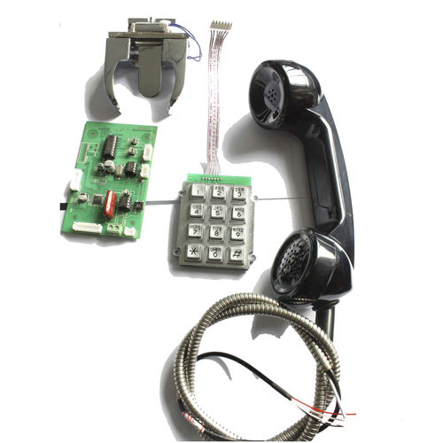 Auricular de teléfono resistente al agua - Kit1 - HONGKONG KOON TECHNOLOGY LTD - antivandalismo / blindado / para uso intensivo