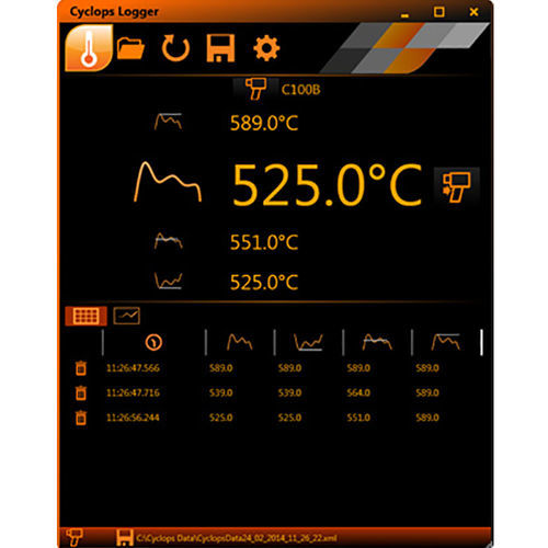 Software para pirómetro - Cyclops Logger series - Ametek Land - análisis de datos / de medición / visualizador