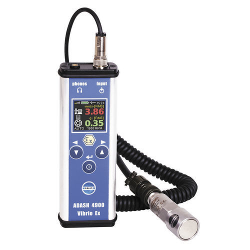 Analizador de vibraciones para vigilancia de máquina - VIBRIO M EX - Adash - portátil / FFT / digital