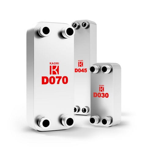 Intercambiador de calor de placas de doble pared - D Series - Kaori Heat Treatment Co., Ltd. - de placas brasadas / líquido-líquido / líquido-gas