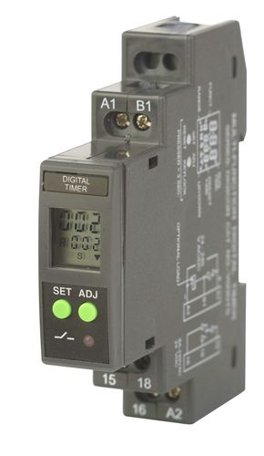 Minutería digital - 24 - 240 V - General Industrial Controls (P) Ltd. - multifunción / en riel DIN
