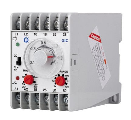 Relé temporizador electrónico - Micon series - General Industrial Controls (P) Ltd. - para montaje sobre riel DIN