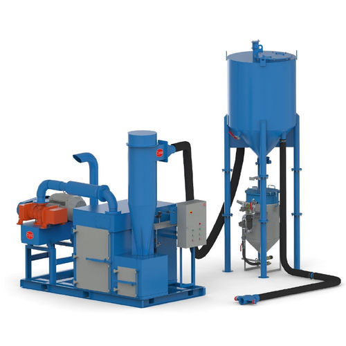 Sistema de recuperación para materiales abrasivos - Cym Materiales - de aspiración