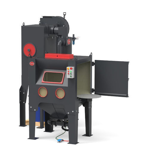 Cabina de chorro de arena de aspiración - Cym Materiales - automática