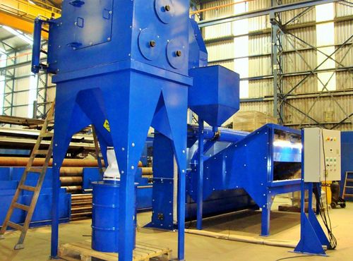 Granalladora vertical - Cym Materiales