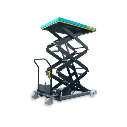 Mesa elevadora de doble tijera - Advanced Handling - de triple tijera / hidráulica / alimentada por batería