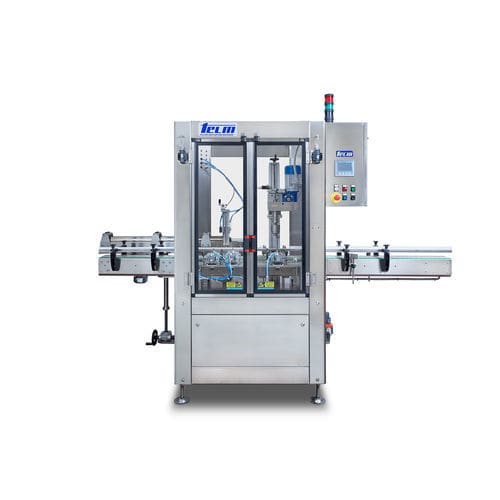 Encapsuladora lineal - LINE 85 - Telm srl - de tornillo / automática / tarro