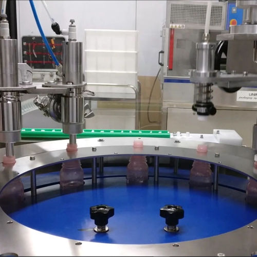Llenadora tapadora automática - MONO 90 - Telm srl - para productos farmacéuticos / rotativa / industrial