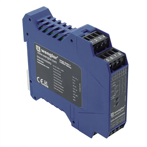 Relé de seguridad de parada de emergencia - SG4-00VA000R2 - wenglor sensoric GmbH - en riel DIN