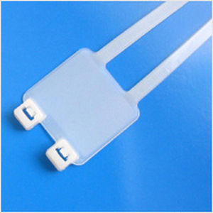 Sujetacables de plástico - Nelco Products - con porta-etiquetas