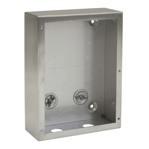 Caja montada en superficie - 238-001FS - GAI-TRONICS - rectangular / de acero inoxidable / de exterior