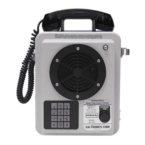 Teléfono para mina subterránea - 491-204 - GAI-TRONICS - de emergencia / de interfono